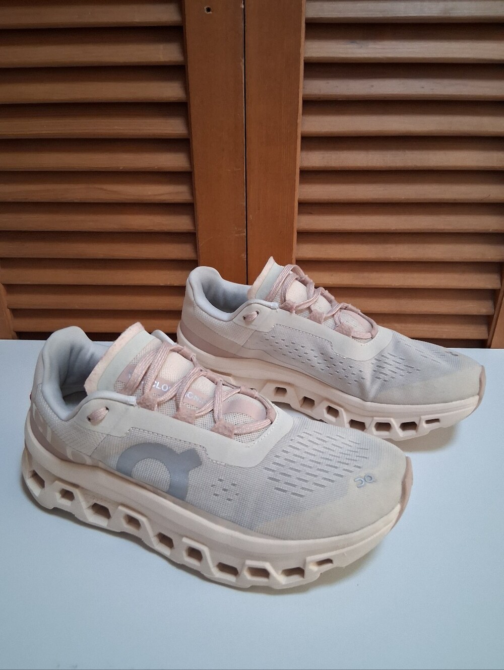 On Cloudmonster Moon Fawn Women's Running Shoe * Size: 8 - Picture 4 of 8